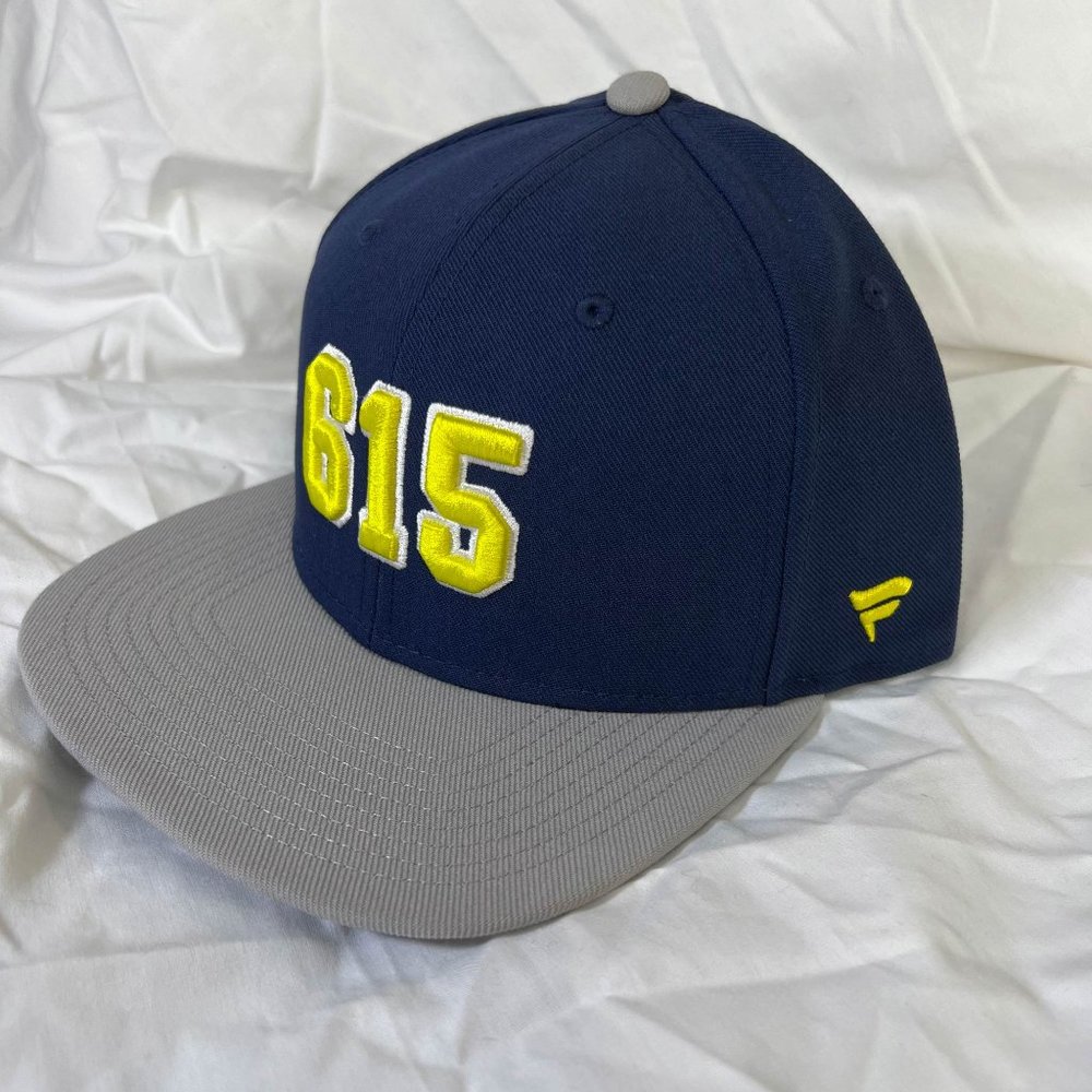 Fanatics Dark Blue and Gray Cap with Bright Yellow Details